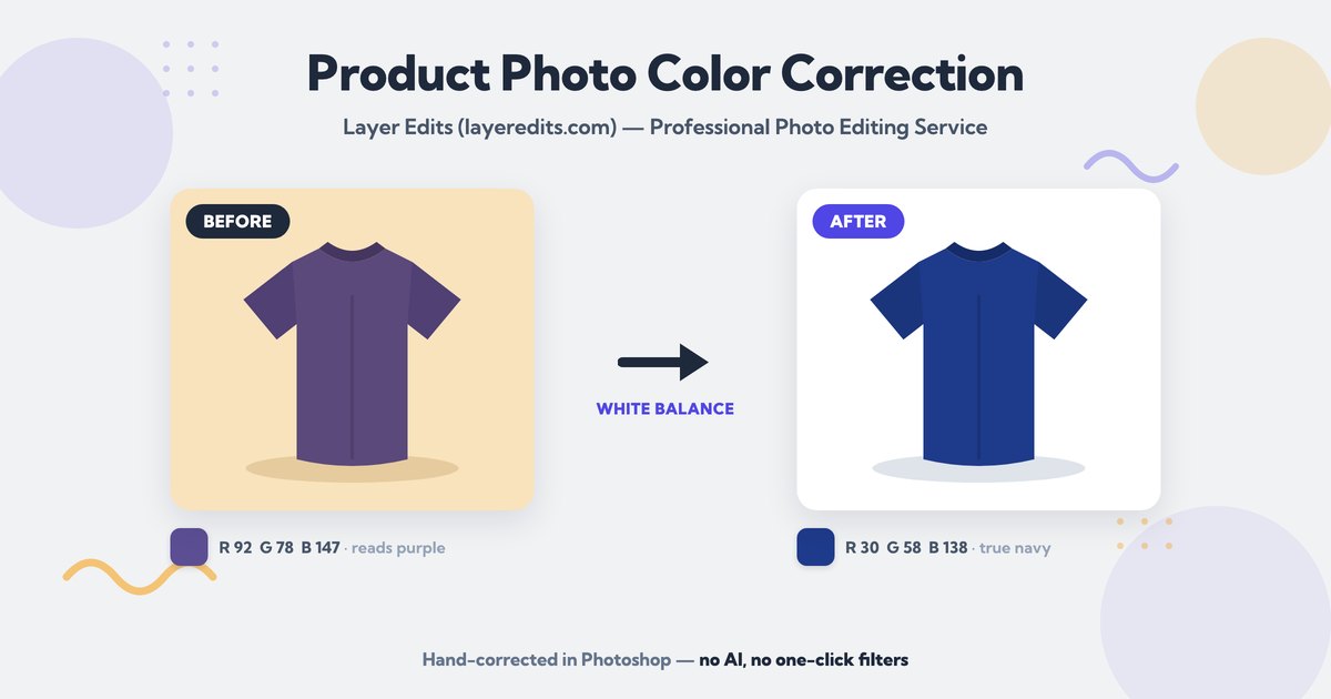 Product Photo Color Correction: How to Get True-to-Life Colors