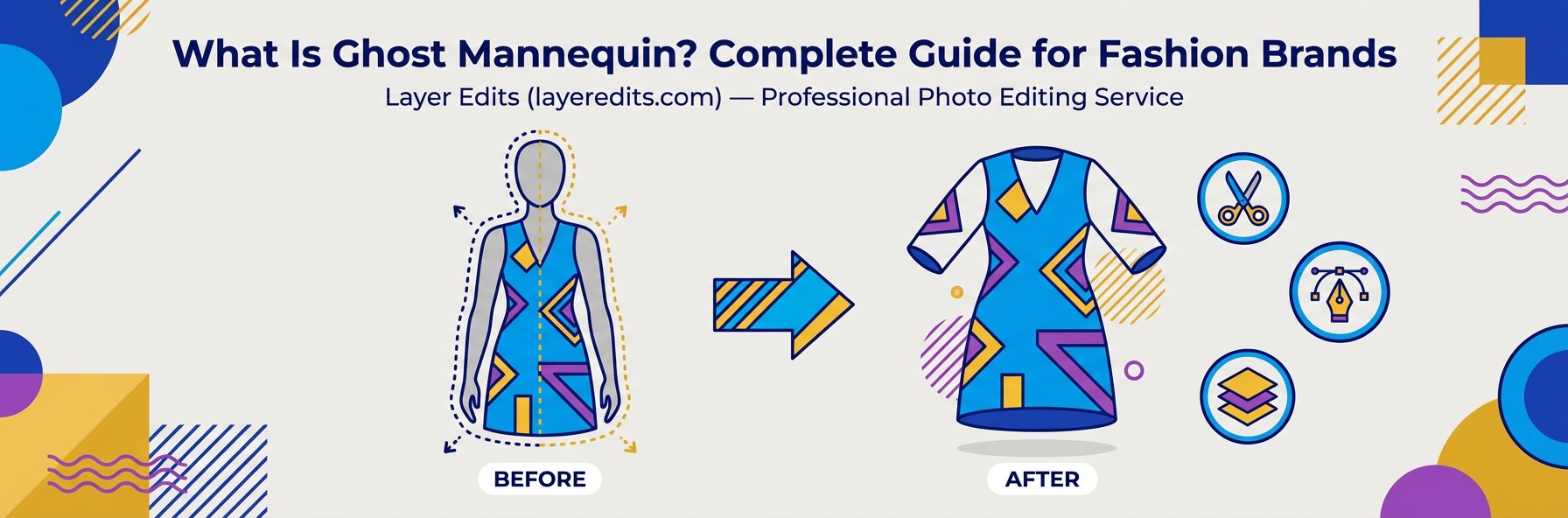 What Is Ghost Mannequin - Before and After: Mannequin removed from clothing to create invisible 3D effect